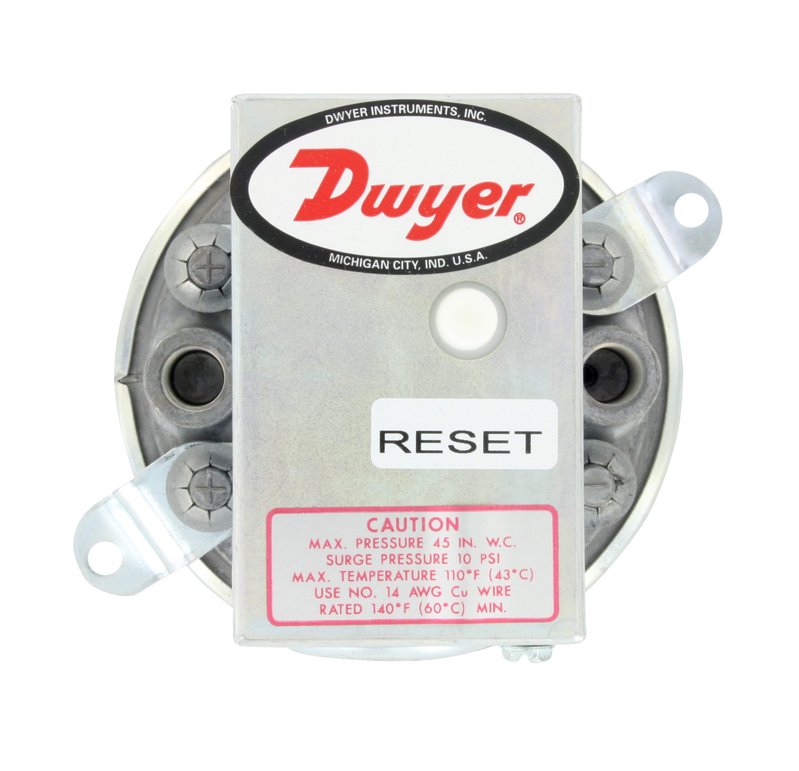 Dwyer 1900 Компактное реле низкого дифференциального давления воздуха и газа IP66