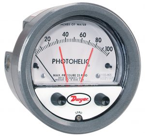 Dwyer Photohelic 3000MR/3000MRS Электроконтактный манометр давления воздуха и газа