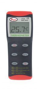 Dwyer 472A-1 Термопарный термометр с двумя входами и подсветкой дисплея от -200 до 1370°С