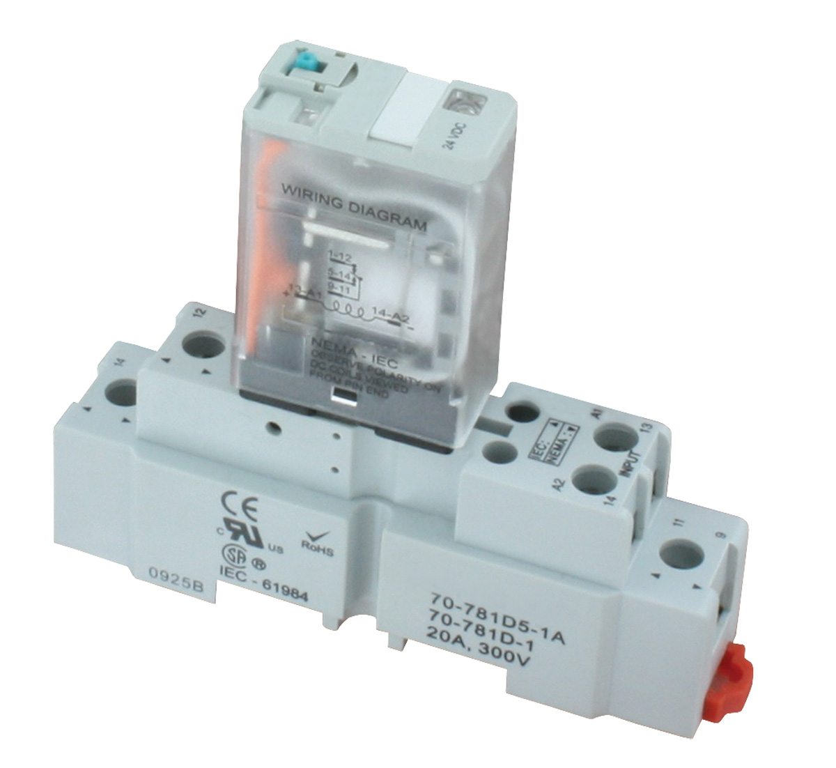 Dwyer 781/782 Реле ICE CUBE в прозрачном корпусе