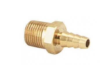 MIRKIP A339R Переходник латунный 1/8″ NPT (М) на штуцер под трубки 1/8″ и 3/16″