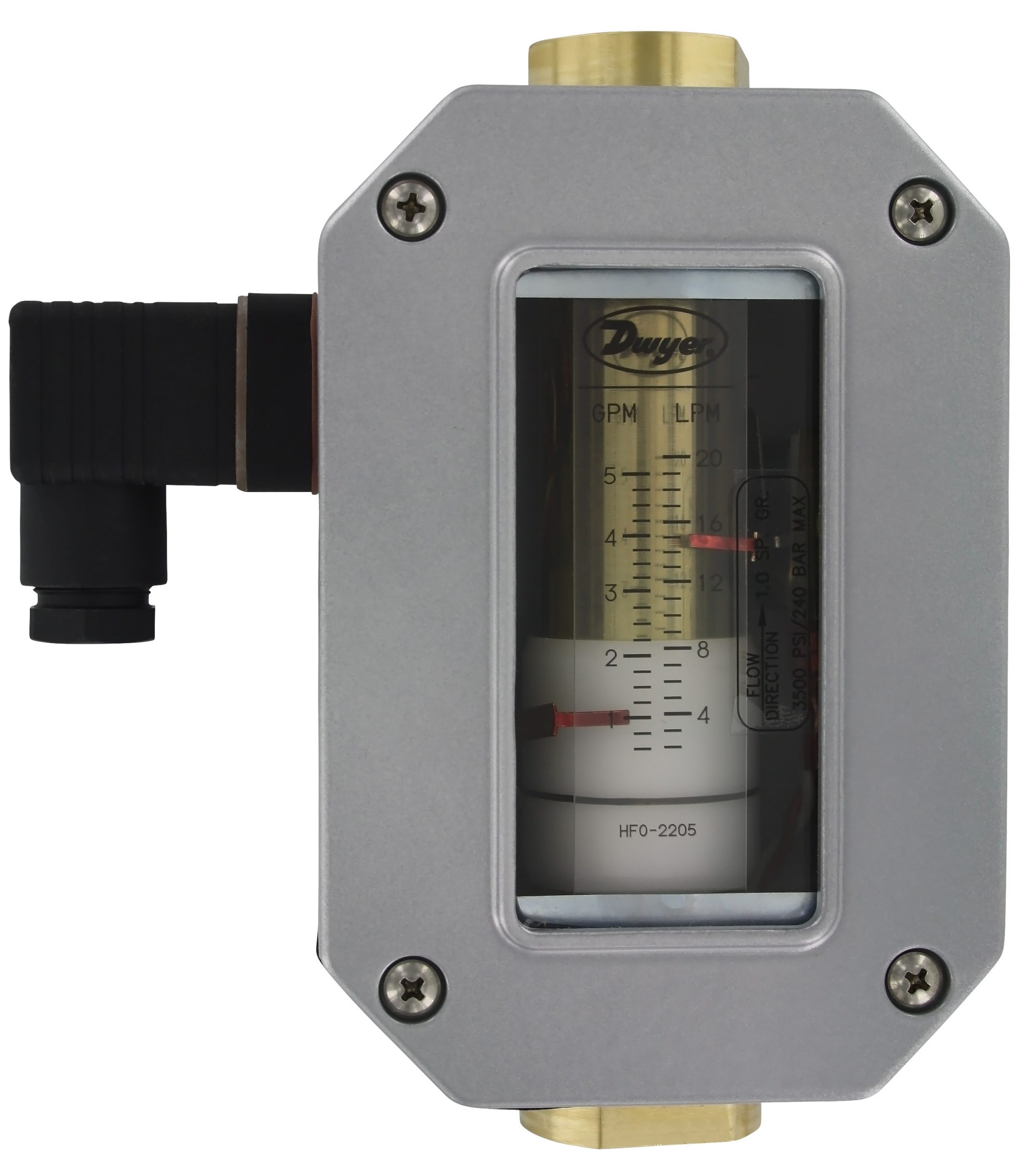 DWYER HFO Ротаметр для газа и жидкости с двумя 10A реле потока IP65 SPDT
