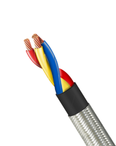 TEMPSENS HR-601 Термостойкий силовой кабель с изоляцией из PTFE с оплеткой из нержавеющей стали до 300°C