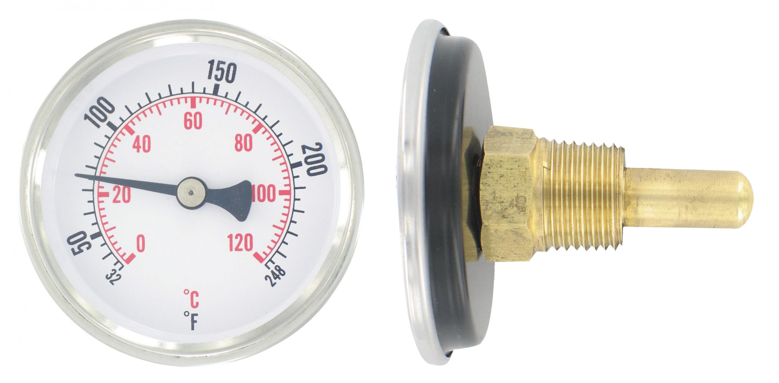 Dwyer HWT250 Биметаллический термометр от 0 до 120°C