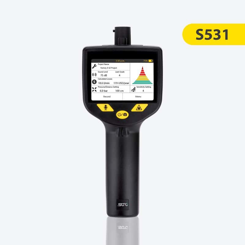 SUTO S531 Интеллектуальный ультразвуковой детектор для утечек сжатого воздуха