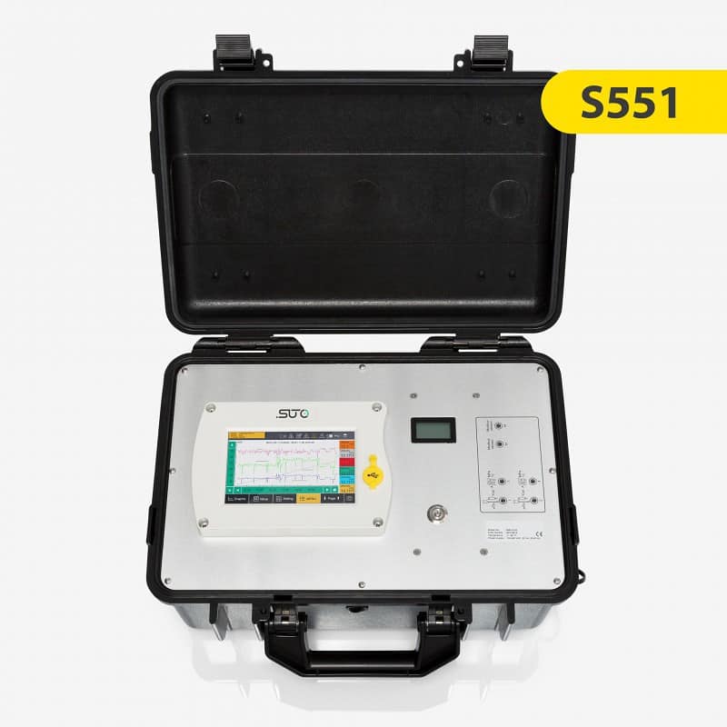 SUTO S551 Портативный дисплей и регистратор данных для оценки эффективности компрессоров и энергоаудита