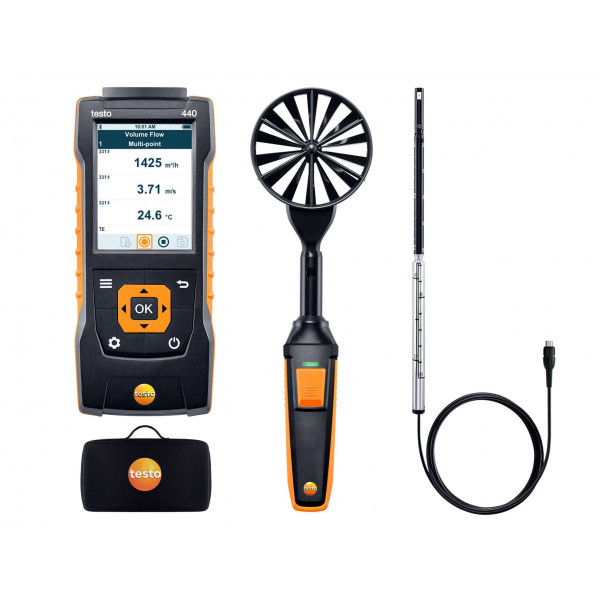 Testo 440 № 0563 4406 Термо-анемометр с Bluetooth